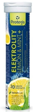 PROTEGO Elektrolity Lemon & Mint 20 tabletek musujących