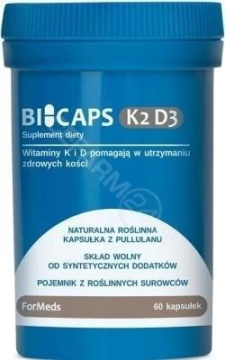 ForMeds Bicaps K2 D3, 60 kapsułek