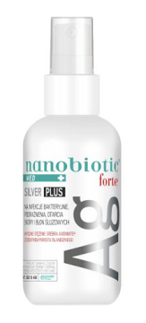Nanobiotic Med Silver Plus Forte, infekcje bakteryjne podrażnienia otarcia skóry 75 ml