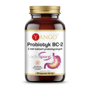 YANGO Probiotyk BC-2, 60 kapsułek