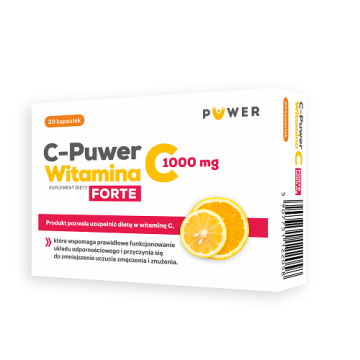 C-PUWER Witamina C Forte, 1000 mg, 30 kapsułek