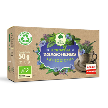 DARY NATURY Herbatka Zgagoherbs EKO, 25 saszetek po 2 g