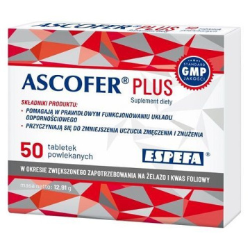 Ascofer Plus  50 tabletek