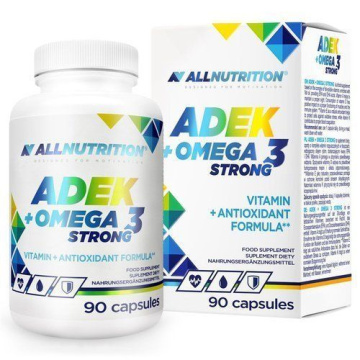 ALLNUTRITION ADEK + Omega 3 strong, 90 kapsułek