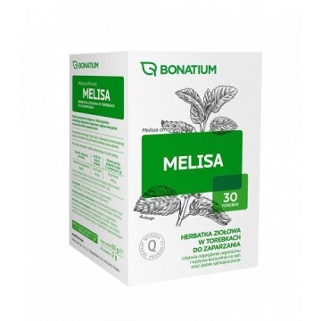 BONATIUM Melisa Herbatka ziołowa, 30 saszetek po 2 g