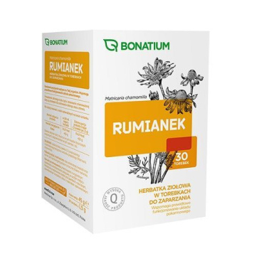 BONATIUM Rumianek Herbatka ziołowa, 30 saszetek po 1,5 g