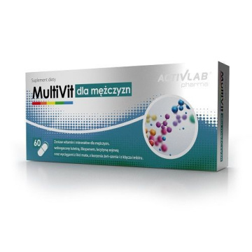 Multivit dla mężczyzn, Activlab Pharma, 60 kapsułek