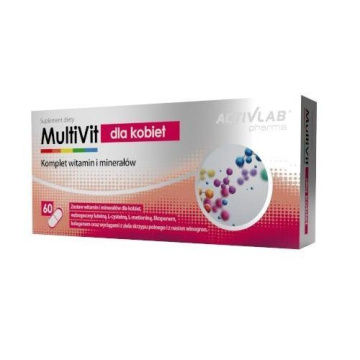 Multivit dla kobiet, Activlab Pharma, 60 kapsułek