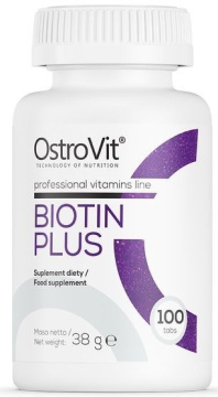 OSTROVIT Biotin Plus 100 tabletek