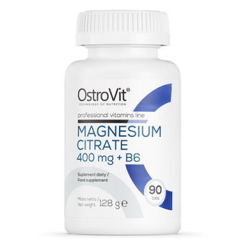 OSTROVIT Magnesium Citrate 400 mg + B6, 90 tabletek