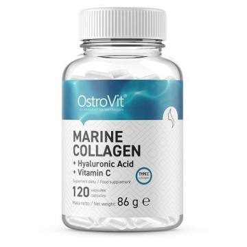 OSTROVIT Marine Collagen + Hyaluronic acid + vit. C 120 kapsułek
