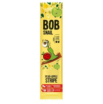 BOB SNAIL Przekąska jabłkowo-gruszkowa bez dodatku cukru, 14 g