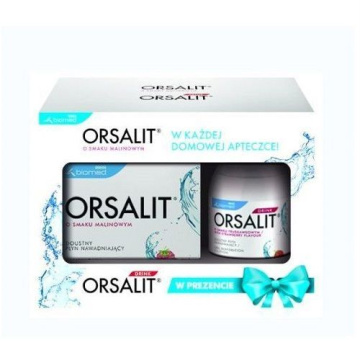 Orsalit smak malinowy, 10 saszetek + Orsalit Drink, 200 ml