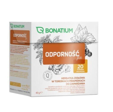BONATIUM Odporność fix herbatka ziołowa, 20 saszetek po 2 g