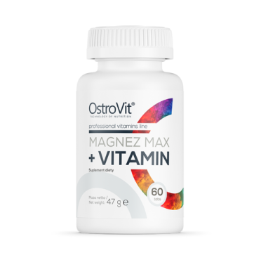OSTROVIT Magnez MAX + Vitamin, 60 tabletek