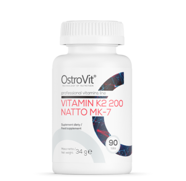 OSTROVIT Vitamin K2 200 Natto MK-7, 90 tabletek