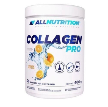 ALLNUTRITION Collagen Pro orange Kolagen o smaku pomarańczowym, 400 g