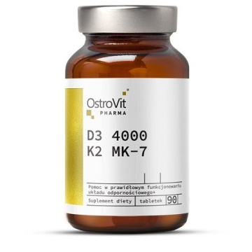 OSTROVIT PHARMA D3 4000 + K2 MK-7, 90 tabletek