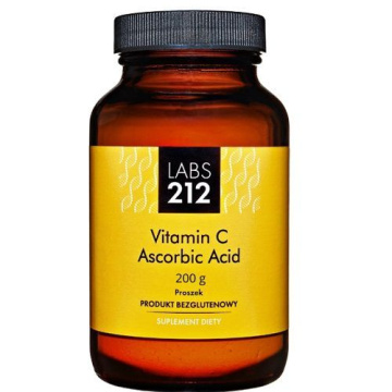 LABS212 Vitamin C Ascorbic Acid Witamina C, 200 g