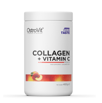 OSTROVIT Collagen + Vitamin C, brzoskwiniowy, 400 g