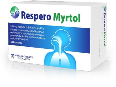 Respero myrtol 300 mg, 50 kapsułek