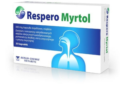 Respero myrtol 300 mg, 20 kapsułek