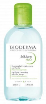 Bioderma Sebium H2O, antybakteryjny płyn micelarny do oczyszczania twarzy, 250 ml