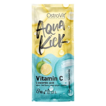 OSTROVIT Aqua Kick Vitamin C, cytryna - limonka, 10 g