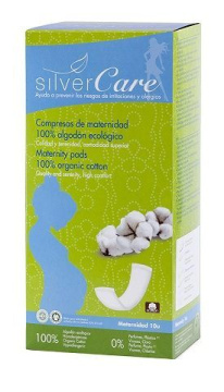 Masmi Silver Care, podpaski poporodowe z bawełny organicznej, 10 sztuk