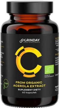 GRINDAY C From Organic Acerola 60 kapsułek
