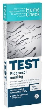 Test diagnostyczny Home Check Test Płodności Męskiej, 1 sztuka