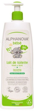 Alphanova Bebe organiczne mleczko do mycia, 500 ml