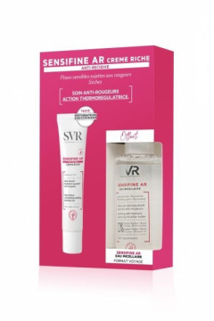 Svr promocyjny zestaw - Sensifine AR riche krem odżywczy do pielęgnacji skóry naczynkowej 40 ml + woda micelarna 75 ml