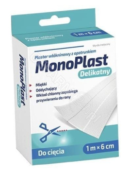 Rodzina Zdrowia monoplast plaster włókninowy delikatny 1m x 6cm x 1