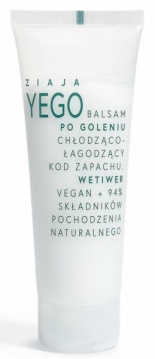 Ziaja Yego balsam po goleniu chłodząco-łagodzący  zapach - Wetiwer, 80ml