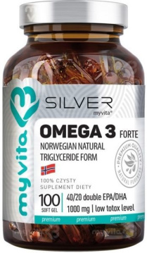 MyVita Silver Omega 3 Forte  100 kapsułek