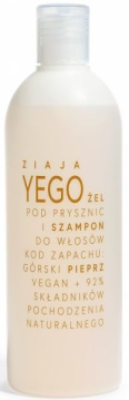 Ziaja yego żel pod prysznic i szampon do włosów górski pieprz, 400 ml