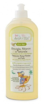 Anthyllis Baby, płyn do mycia butelek i smoczków, z surfaktantem z oliwy z oliwek, 500ml