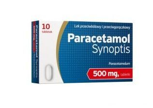 Paracetamol Synoptis  0,5 g 10 tabletek