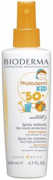 Bioderma Photoderm Kid, spray ochronny dla dzieci SPF50+, po 1 roku życia, 200 ml