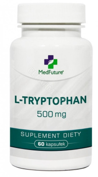 L-tryptofan ekstrakt 500 mg, 60 kapsułek (Medfuture)