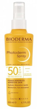 Bioderma Photoderm Spray SPF50+, do opalania, 200 ml