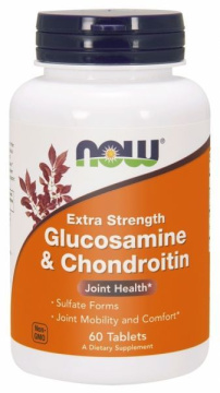NOW Foods Glucosamine & Chondroitin, 60 tabletek