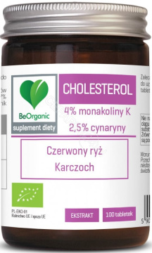BeOrganic Cholesterol BIO 400 mg, 100 tabletek