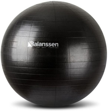 Balanssen ABS Gym Ball piłka rehabilitacyjna 75 cm (czarna)