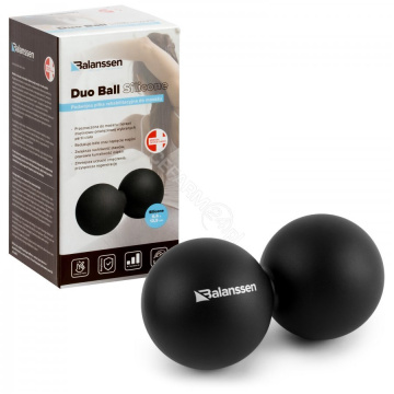 Balanssen Lacrosse Duo Ball podwójna silikonowa piłka do masażu