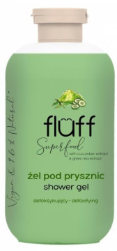 Fluff, żel pod prysznic Ogórek i Zielona Herbata, 500 ml