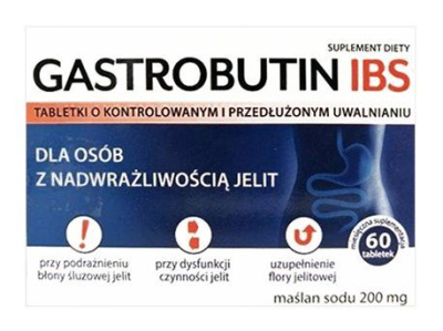 Gastrobutin IBS, 60 tabletek