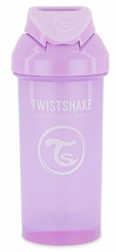 Twistshake kubek niekapek ze słomką 6m+ 360 ml (fioletowy)