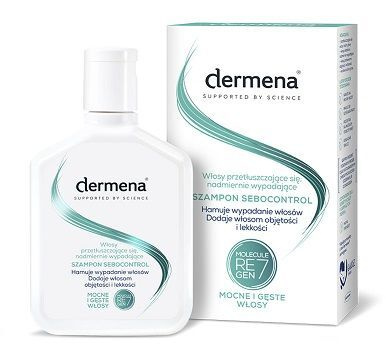 Dermena Sebocontrol szampon do włosów przetłuszczających się, 200ml